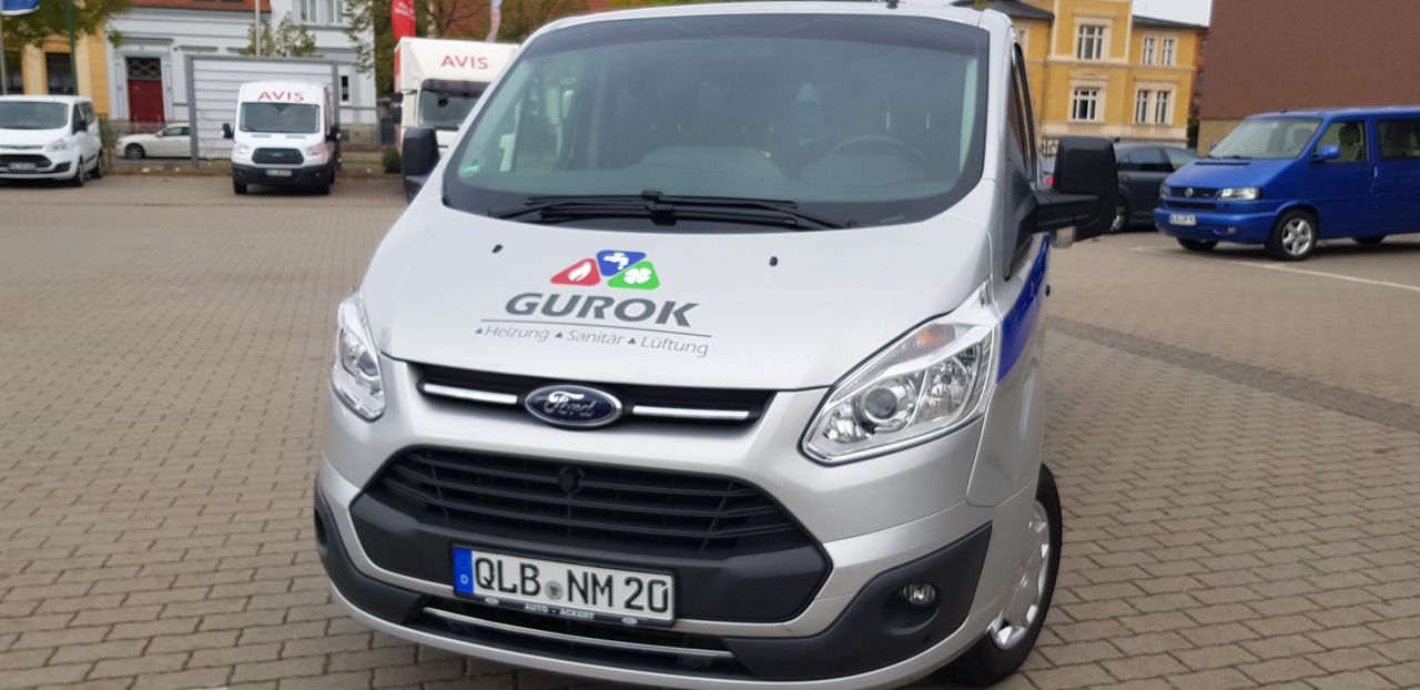 Fahrzeugbeschriftung Firma Gurok :: Heizung, Sanitär, Lüftung 