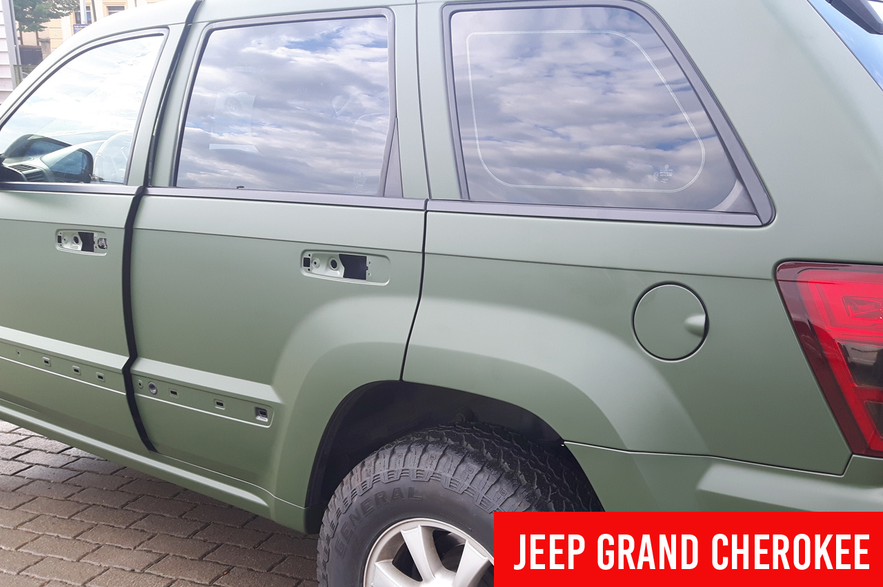 Fahrzeug Vollfolierung Jeep Grand Cherokee